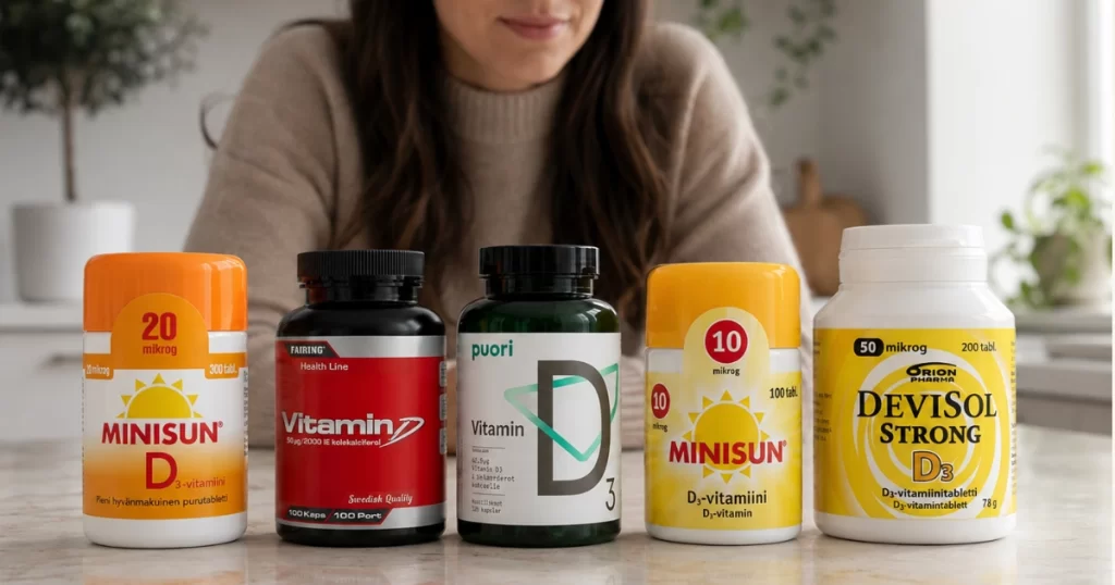 D-Vitamiini testi vertailu