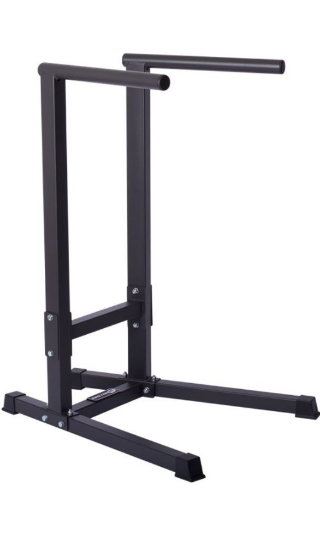 Master Fitness Dip Stand Black