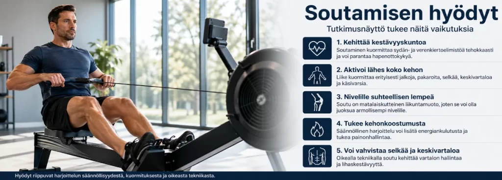 Soutamisen hyödyt