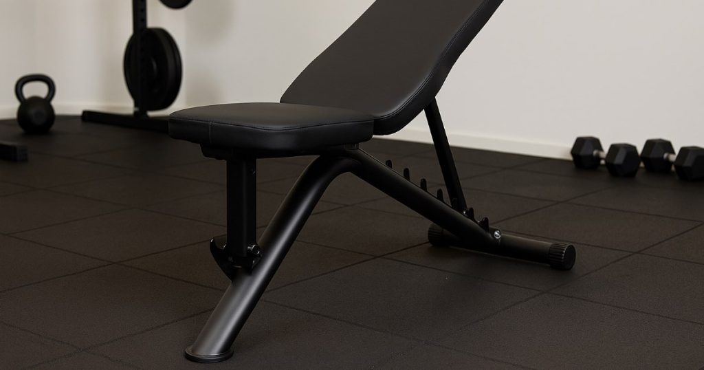 master fitness nero sit up bench treenipenkki