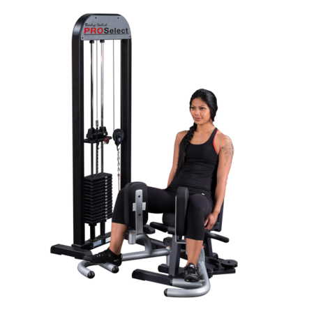 Reiden lähennys- ja loitonnuslaite painopakalla  Body-Solid Pro Select