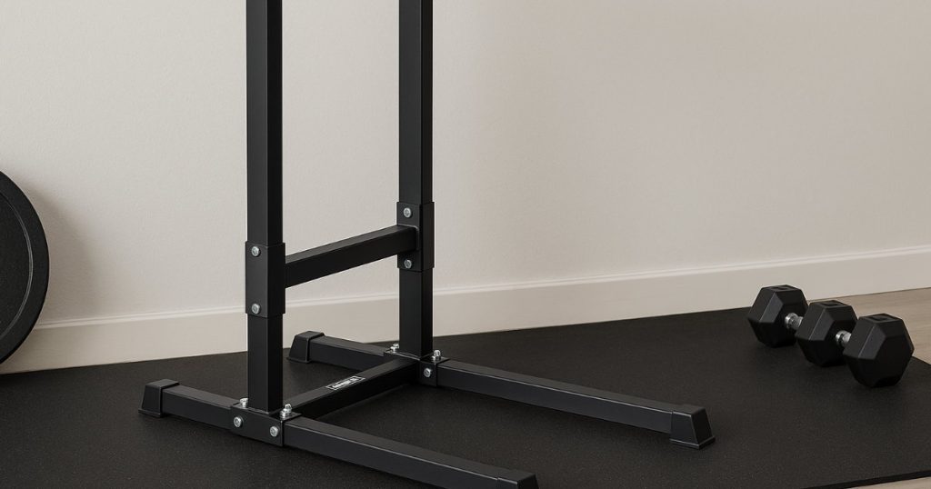 Master Fitness Dip Stand Black dippiteline