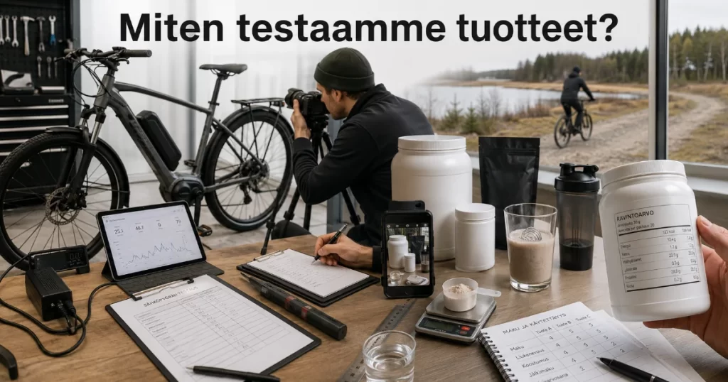 Miten testaamme tuotteet
