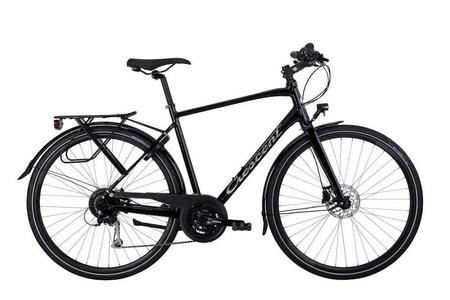 Crescent Kebne 18-v musta miesten hybridipyörä - 53cm