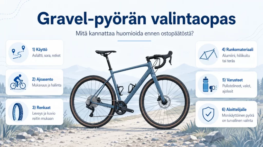 Gravel-pyörän valintaopas