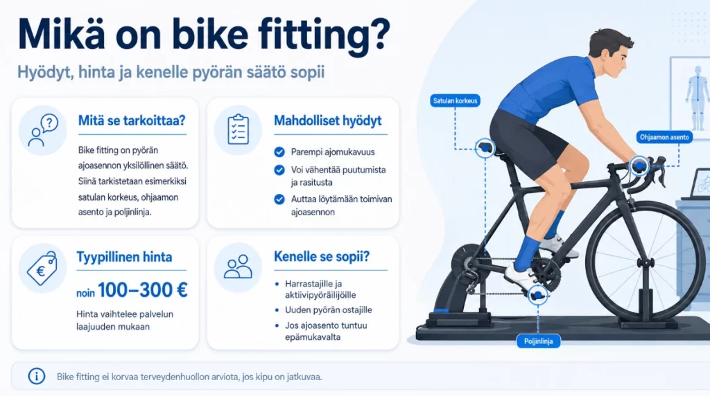Mikä on bike fitting?