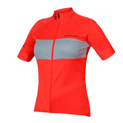 Endura Women''s FS260-Pro S/S Jersey naisten pyöräilypaita - XL Hi-Viz Coral