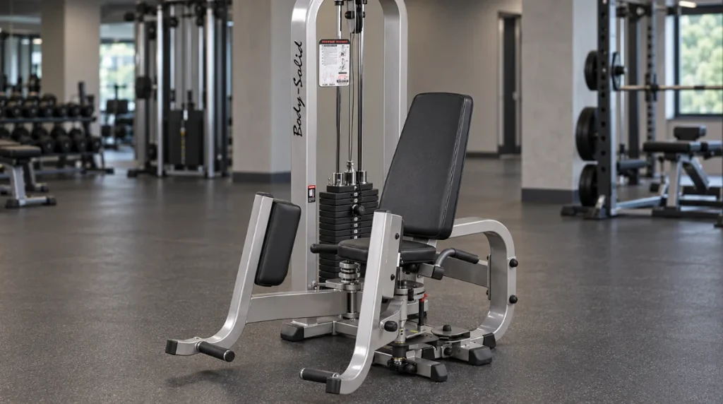 Reiden lähentäjä-/loitontajalaite painopakalla Body-Solid Pro Club Line arvostelu