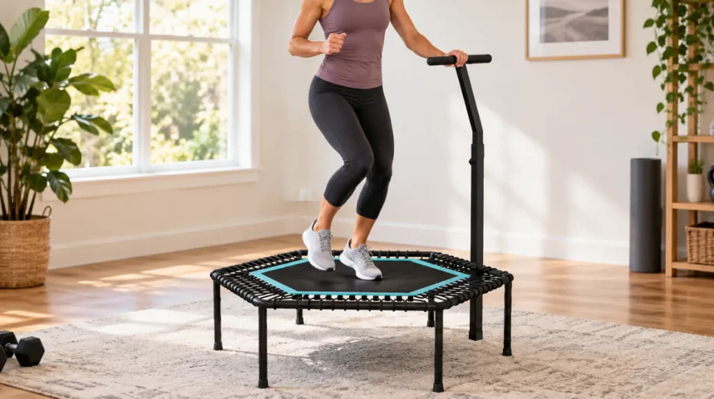 Livepro Fitness Trampoliini kahvoilla arvostelu