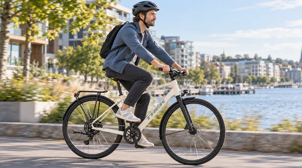 Trek FX Sport AL Equipped - Buff Beige / Era White Splatter - M arvostelu