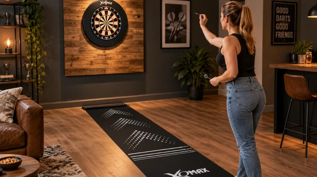 XQ Max PVC Dartsmatto Musta arvostelu